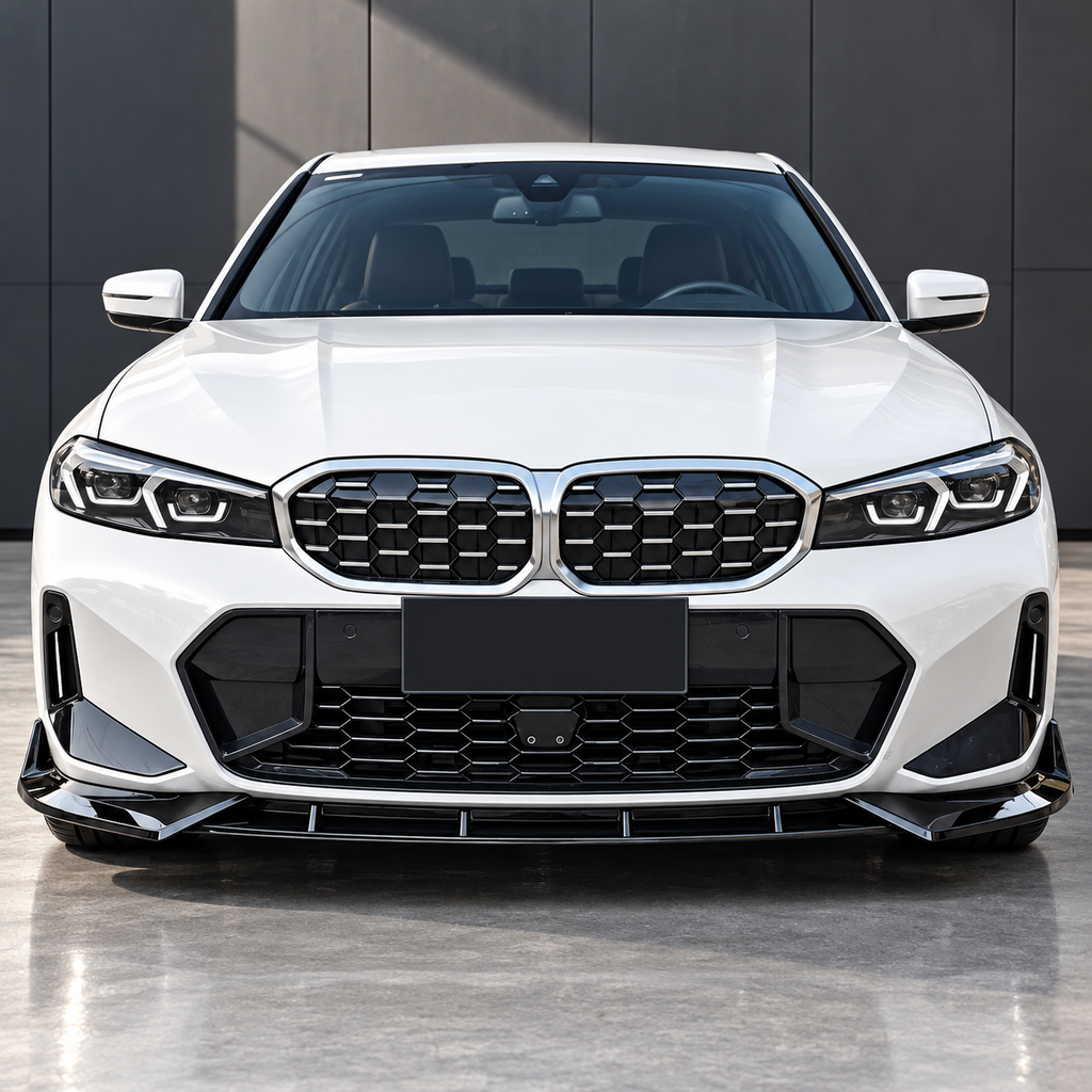 BMW G20 LCI MP Style Front Bumper Lip Gloss Black 2023–2026