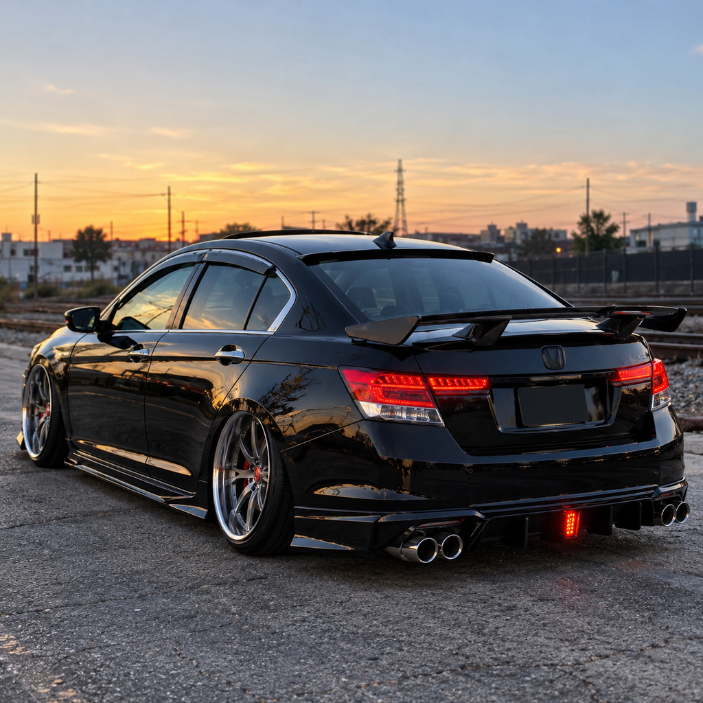 Universal 55 Inch PRO Style Rear Trunk Wing Spoiler Gloss Black