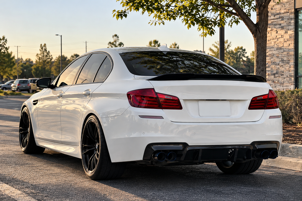BMW F10 PSM Style Rear Trunk Spoiler  Gloss Black  2011–2017