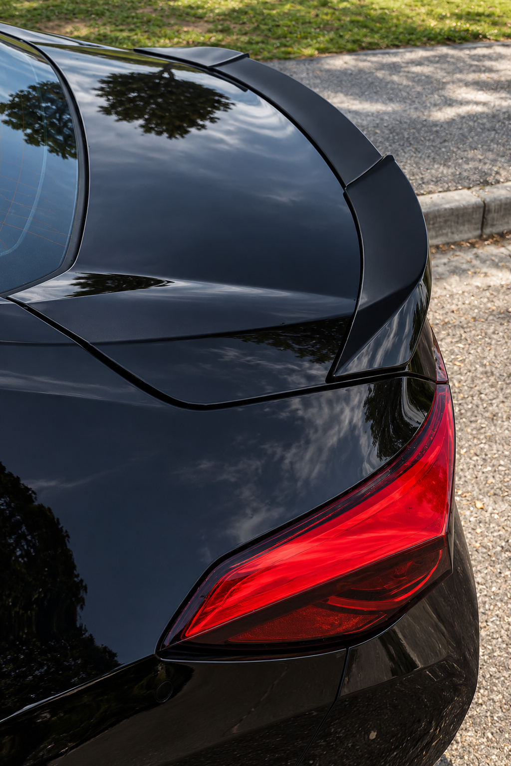 Honda Accord JDM Style High Kick Trunk Spoiler Gloss Black 2018–2022
