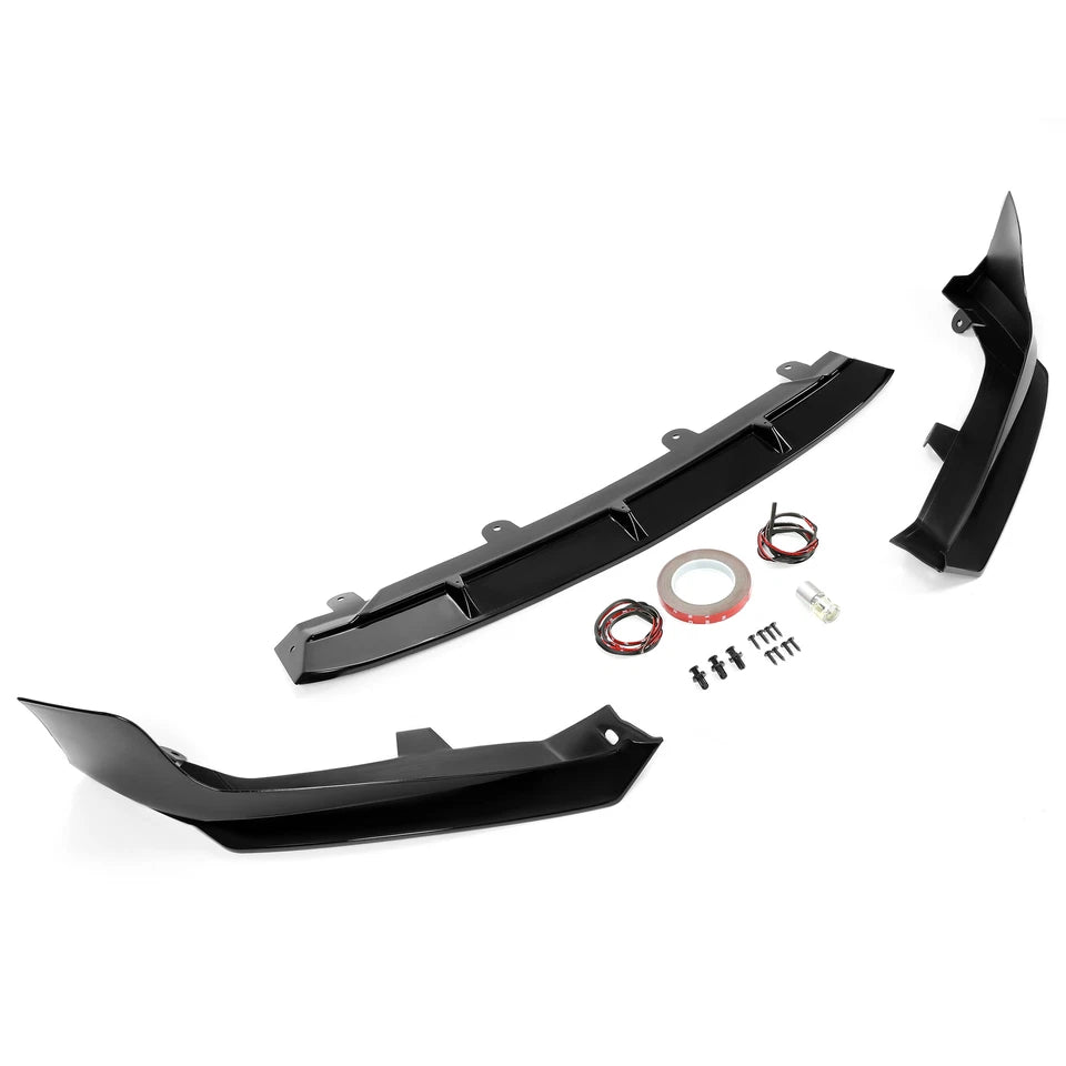 Honda Accord Sport Front Bumper Lip Splitter Gloss Black 2018–2020