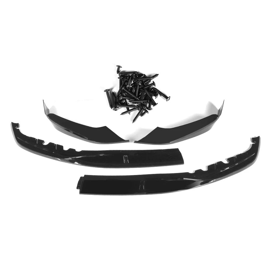 BMW G30/G31 M Sport Front Bumper Lip  Gloss Black  2017–2020