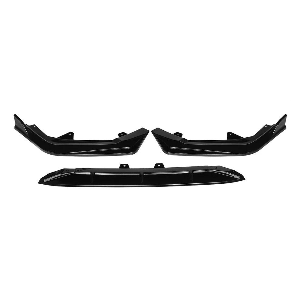 Honda Civic 11th Gen Front Bumper Lip Splitter Gloss Black 2022–2024