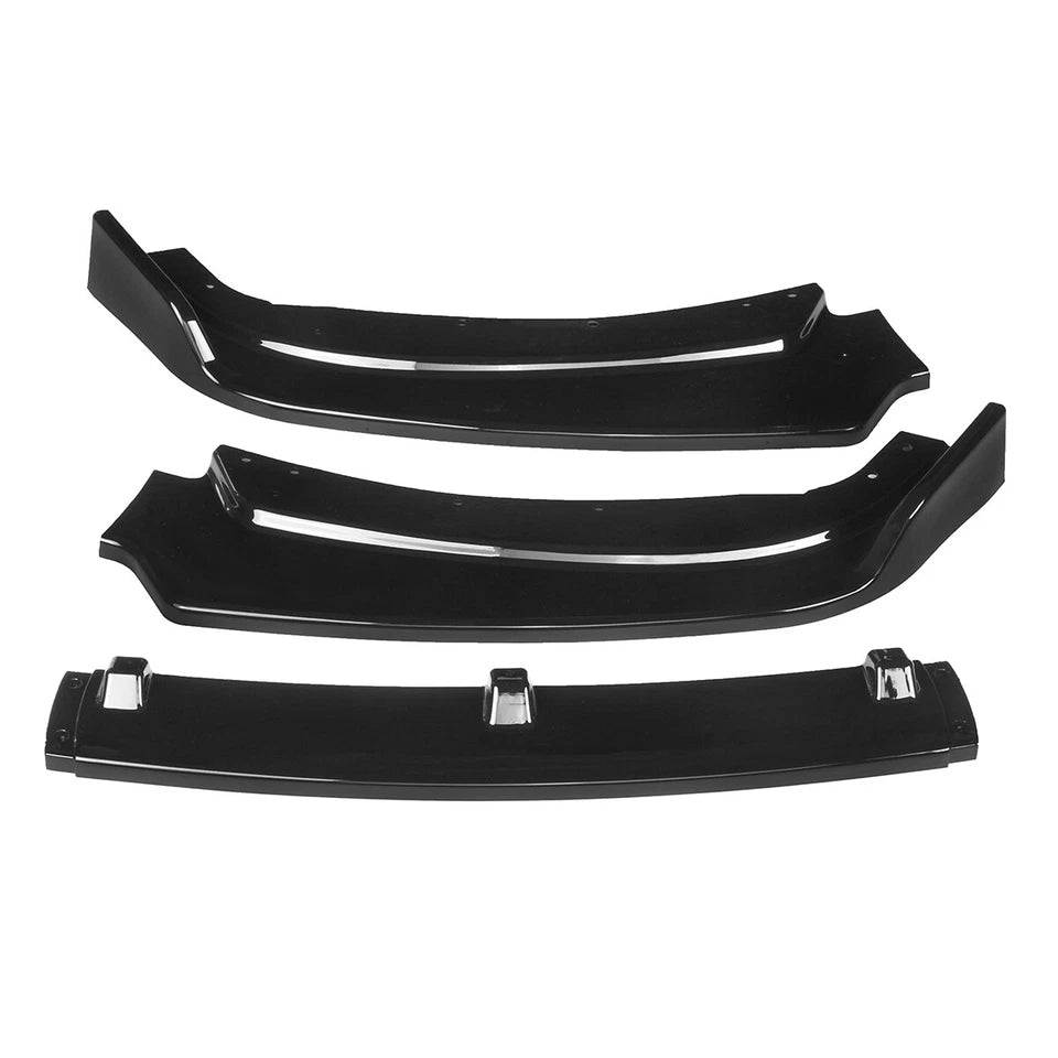 BMW F30 Base Front Bumper Lip Splitter Gloss Black 2012–2015